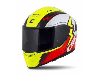 Přilba Integral GT 2.1 Flash, CASSIDA (žlutá fluo/červená fluo/černá/bílá) plexi s přípravou pro Pinlock