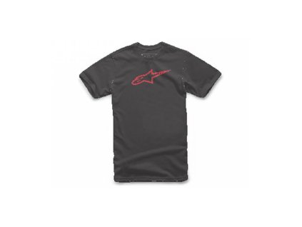 Triko AGELESS CLASSIC TEE krátký rukáv, ALPINESTARS (černá/červená)