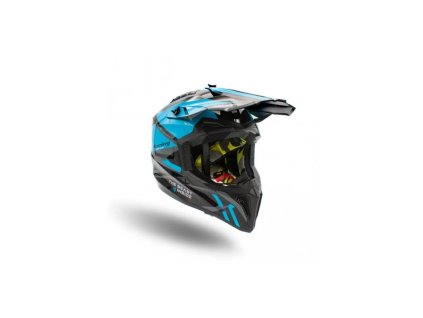 Přilba junior cross ASIX 127 - tyrkysová
