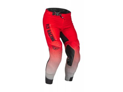 Kalhoty EVOLUTION DST. FLY RACING - USA 2023 (červená/šedá)