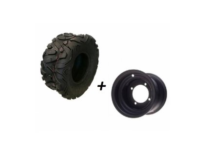 Zadní disk včetně pneu ATV X-Cross Country (18x9.50-8) 4PR