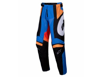 Kalhoty RACER MELT, ALPINESTARS, dětské (oranžová/modrá) 2025