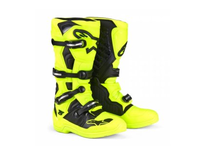 Boty TECH 5, ALPINESTARS (žlutá fluo/černá) 2025