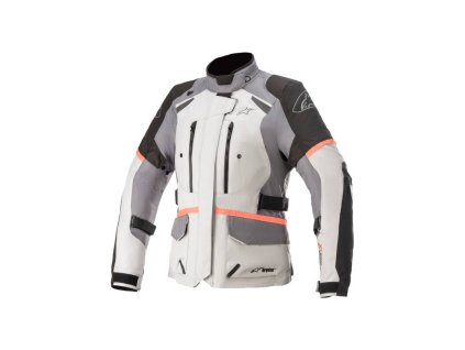 Bunda STELLA ANDES DRYSTAR, TECH-AIR 5 kompatibilní, ALPINESTARS, dámská (světle šedá/tmavě šedá/černá/růžová fluo) 2025