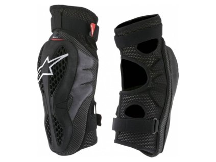 Chrániče kolen SEQUENCE, ALPINESTARS (černé/červené, pár)