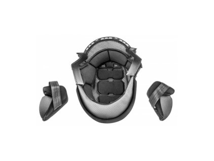 Lícnice a klobouk pro přilby Handy, CASSIDA (černá)