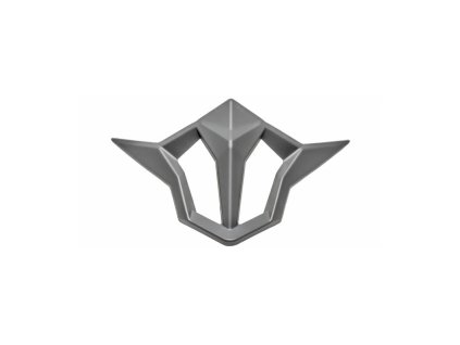 čelní kryt ventilace pro přilby Cross Pro 2, CASSIDA (šedá matná)