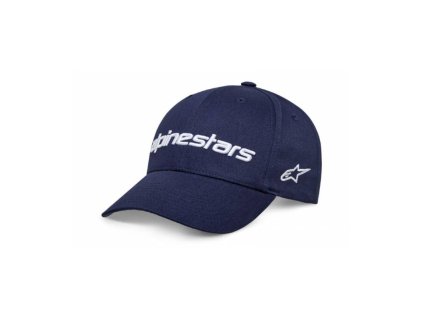 Kšiltovka LINEAR WORDMARK 2.0, ALPINESTARS (modrá/bílá)