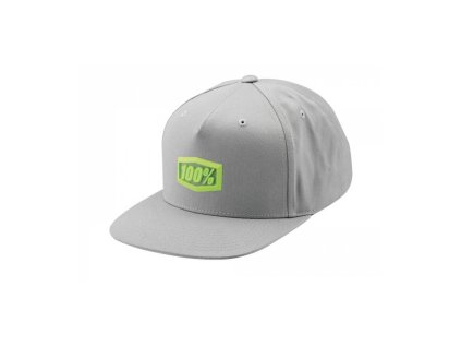 Kšiltovka 100% - ENTERPRISE Snapback šedá (vel. UNI)
