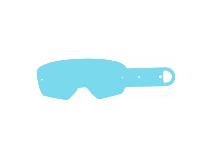 Strhávací slídy plexi pro brýle FOX RACING řady VUE, Q-TECH (50 vrstev v balení, čiré)