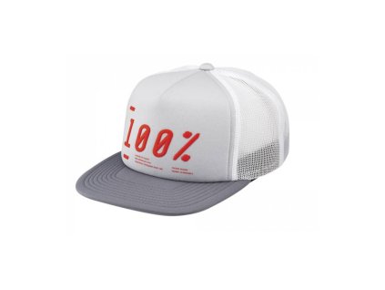 Kšiltovka 100% - TRANSFER Trucker šedá (vel. UNI)