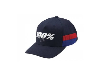 Kšiltovka 100% - LOYAL X-Fit Snapback modrá (vel. UNI)