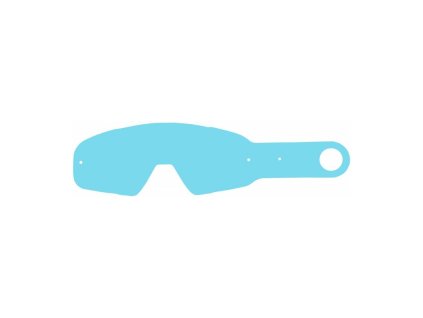 Strhávací slídy plexi pro brýle FOX RACING řady AIRSPACE, Q-TECH (10 vrstev v balení, čiré)