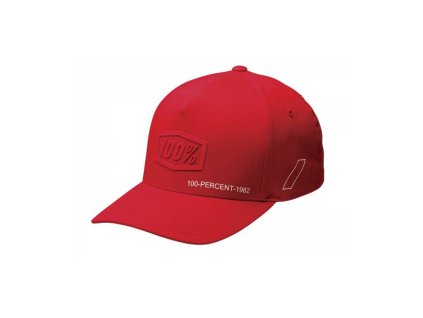Kšiltovka 100% - SHADOW Snapback dětská červená (vel. UNI)