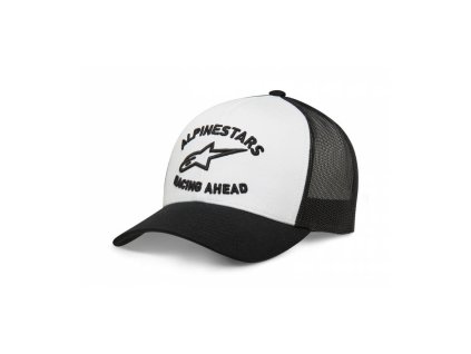 Kšiltovka TRIPLE TRUCKER, ALPINESTARS (bílá/černá/bílá)
