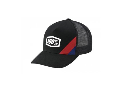 Kšiltovka 100% - CORNESTONE X-Fit Trucker černá (vel. UNI)