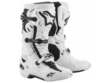 Boty TECH 10 SUPERVENTED, ALPINESTARS, perforované (bílá) 2026