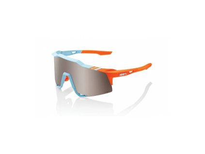 Sluneční brýle SPEEDCRAFT Soft Tact Two Tone, 100% (HIPER stříbrné sklo)
