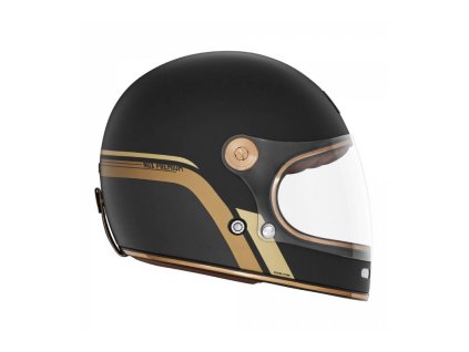 Přilba REVENGE, NOX PREMIUM (černá matná,zlatá) 2025