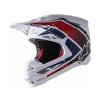 Přilba SUPERTECH S-M10 CARBON META2, ALPINESTARS (bílá/červená/modrá lesklá)