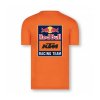 Triko BACKPRINT , RED BULL KTM, (oranžová)