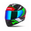 Přilba Aero Drome, CASSIDA (černá met./červená/zelená/bílá) 2026