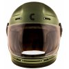 Přilba Fibre Super Hooligan, CASSIDA (černá/metalická zelená/šedá)
