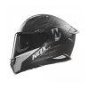 Přilba N401 Crower, NOX (černá matná, stříbrná) 2025