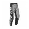 Kalhoty F-16, FLY RACING - USA 2025 (šedá/černá/bílá)