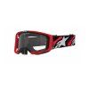 Brýle VISION 8 LUAR, ALPINESTARS (červená/černá, čiré plexi)