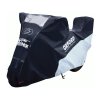 Plachta na motorku Rainex, OXFORD (černá/stříbrná)
