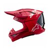 Přilba SUPERTECH S-M10 FLOOD, ALPINESTARS (červená fluo/červená matná) 2026