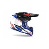 Přilba AVIATOR 3 Push, AIROH (modrá/červená) 2025