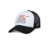 Kšiltovka AYESS TRUCKER, ALPINESTARS (bílá/černá)