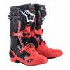 Boty TECH 10 limitovaná edice ACUMEN, ALPINESTARS (červená/černá/bílá)