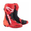 Boty SUPERTECH R, ALPINESTARS (červená fluo/červená) 2026