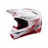 Přilba SUPERTECH S-M10 UNITE, ALPINESTARS (červená/bílá) 2026