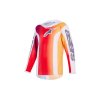 Dres FLUID PORTL YOUTH, ALPINESTARS, dětské (červená/oranžová/světle šedá) 2026 (Velikost M)
