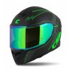 Přilba Integral GT 2.1 Flash, CASSIDA (černá matná/zelená fluo/tmavě šedá) plexi s přípravou pro Pinlock 2026 (Velikost 3XL (65 až 66 cm))