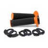 gripy lock on d100 offroad delka 125 130 mm 6 vacek domino cerno oranzove