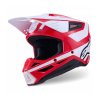 Přilba S-M3 HEAT, ALPINESTARS (červená/bílá/černá) 2026 (Velikost S)