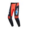 Kalhoty TECHSTAR KNIF, ALPINESTARS (oranžová/černá/modrá) 2026 (Velikost 32)