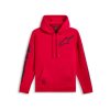 Mikina TRIPLE HOODIE, ALPINESTARS (červená) (Velikost L)