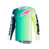 Dres RACER PORTL, ALPINESTARS (zelená/bílá/černá) 2026 (Veľkosť XL)