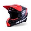 Přilba S-M3 RADIUM, ALPINESTARS (černá/červená fluo/bílá) 2026 (Velikost L)