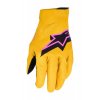 Rukavice SUPERTECH MX, ALPINESTARS (zlatá/černá/růžová fluo) 2026 (Velikost M)