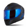 Přilba Integral GT 2.1 Flash, CASSIDA (černá matná/metalická modrá/tmavě šedá) plexi s přípravou pro Pinlock 2026 (Velikost 3XL (65 až 66 cm))