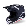 Přilba SUPERTECH S-M7 DASHER, ALPINESTARS (černá/bílá/matná) 2026 (Velikost M)
