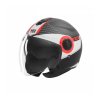 Přilba N182 ROUND, NOX (černá matná, červená) 2026 (Velikost XS)