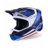 Přilba SUPERTECH S-M7 RISE, ALPINESTARS (modrá/bílá) 2026 (Velikost S)